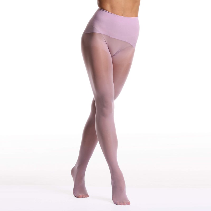 Frola Oil Shiny Stockings Pantyhose 360Â°Seamless Crotch High Waist Smooth Tights for Women(Large,1Pair Violet) - Image 3